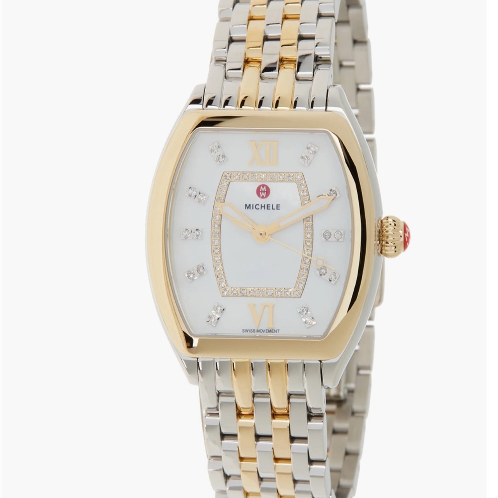 Women's Releve Diamond Two-Tone Bracelet Watch, 31mm x 40mm - 0.19 ctw
MICHELE